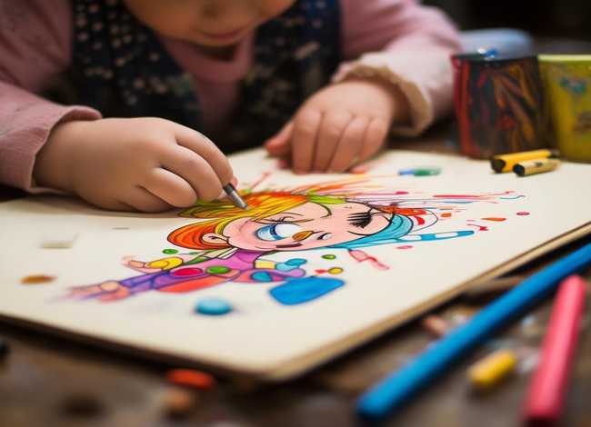 小孩画女友趣事 小孩画女友趣事图片