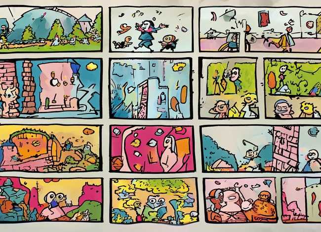 简笔画故事连环画；简笔画故事创编连环画