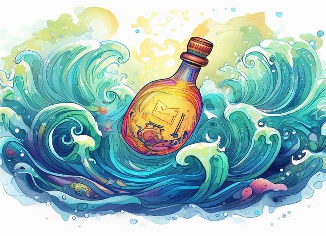 漂流瓶绘本故事（漂流瓶绘本故事图片）
