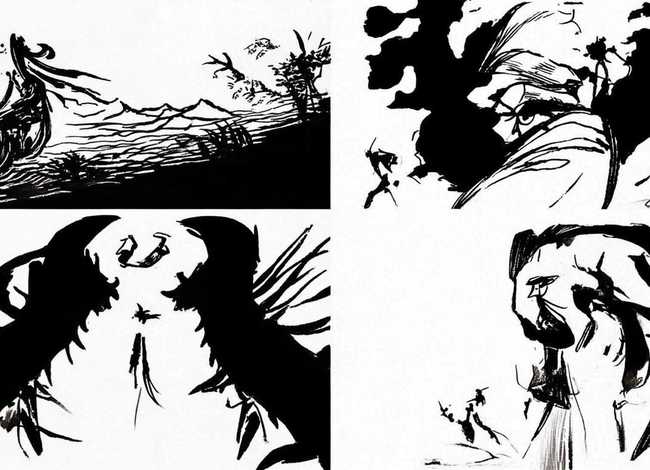 四大名著经典故事简笔画 - 四大名著经典故事简笔画图片