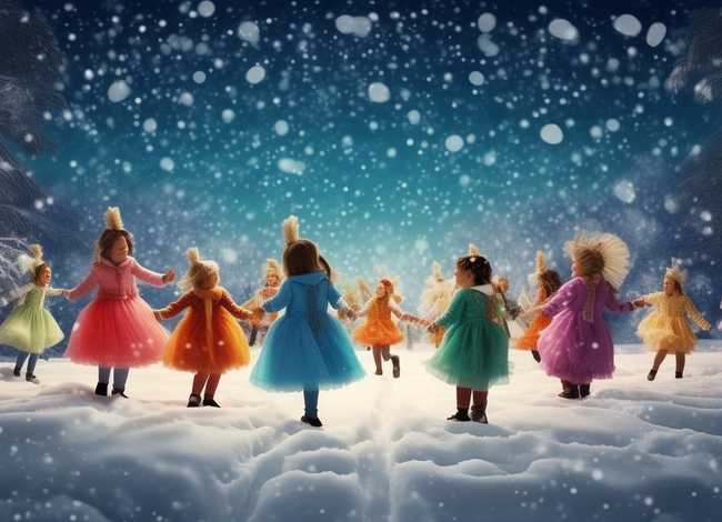 冬天的故事儿童舞蹈、冬天的故事儿歌舞蹈