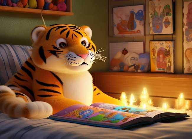 老虎儿童故事睡前完整故事、老虎故事视频 宝宝睡前故事
