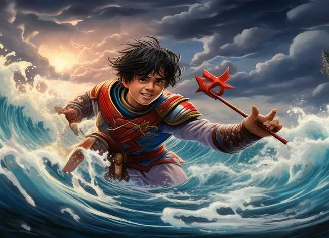 哪吒闹海儿童故事绘本 - 哪吒闹海绘本故事在线听