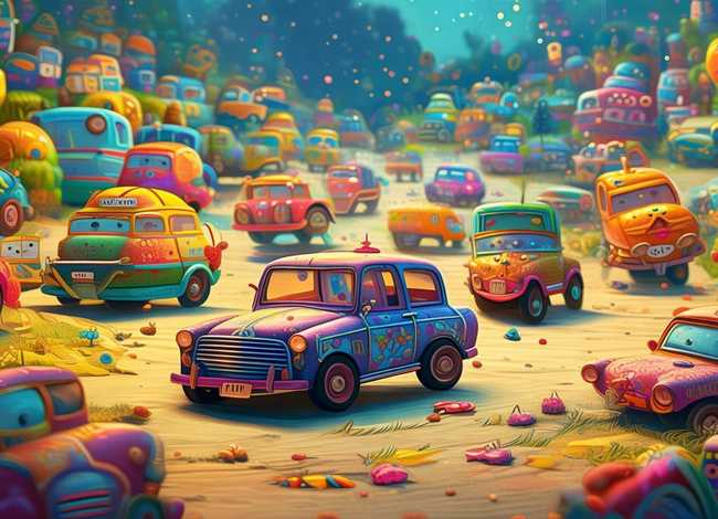 汽车故事绘本、汽车故事绘本制作图片