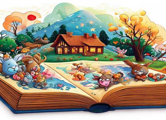 儿童故事画图片手绘 - 儿童故事手绘画图片大全