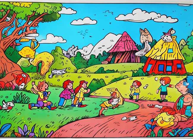 儿童连环画10张 儿童连环画10张图片