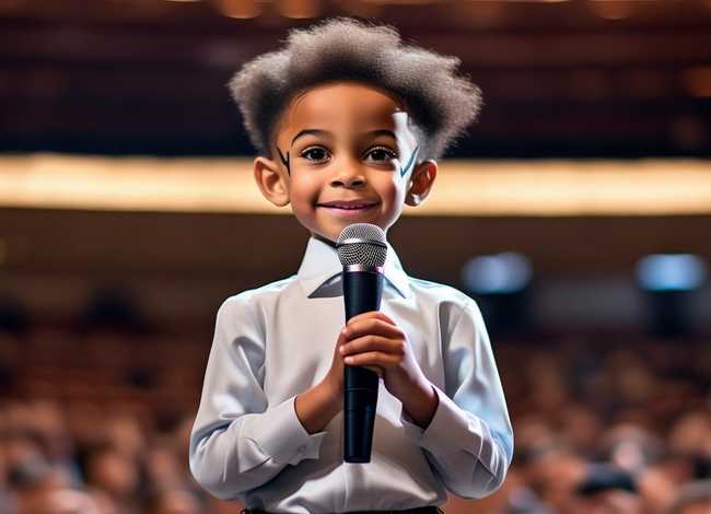 演讲儿童（演讲儿童大气妆效）