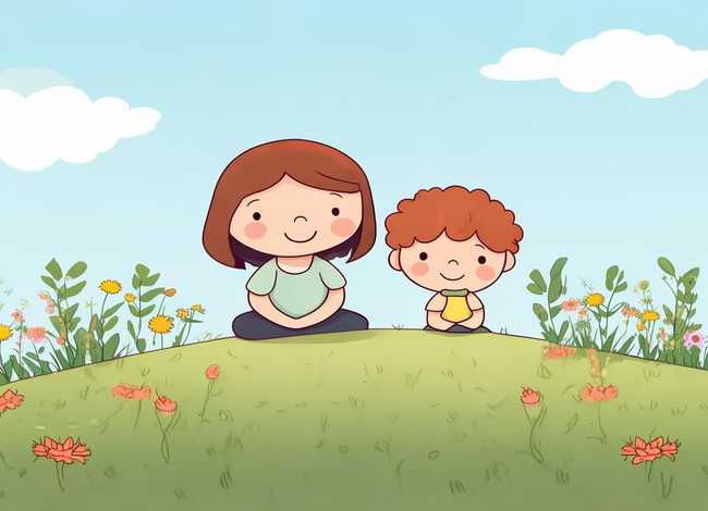亲子故事绘画作品图片简单（亲子故事绘画作品图片简单又漂亮）