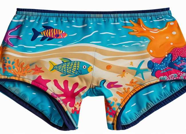 儿童泳衣海洋图案 儿童泳衣海洋图案设计