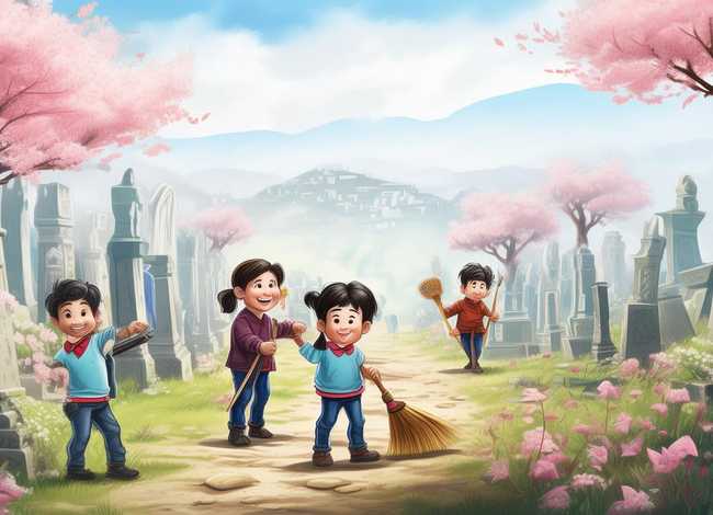 小学生清明节故事大全（小学生清明节故事大全视频）