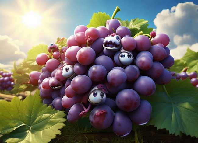 葡萄有趣故事；葡萄有趣故事图片