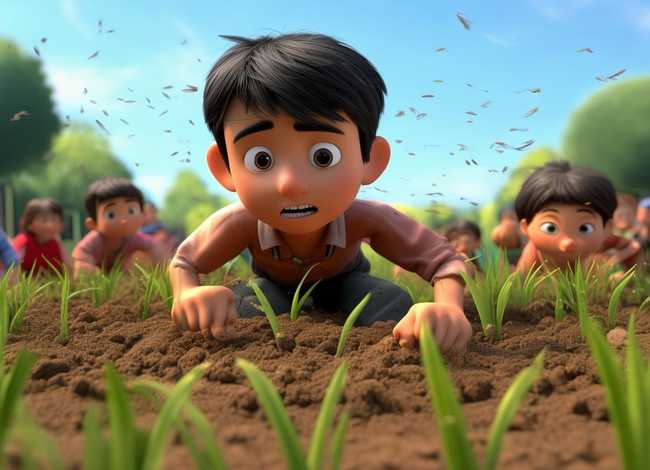 拔苗助长故事幼儿完整版、少儿故事拔苗助长