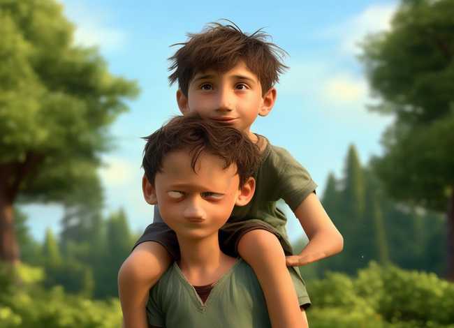 他是我弟兄儿童绘本故事；他是我兄弟小说