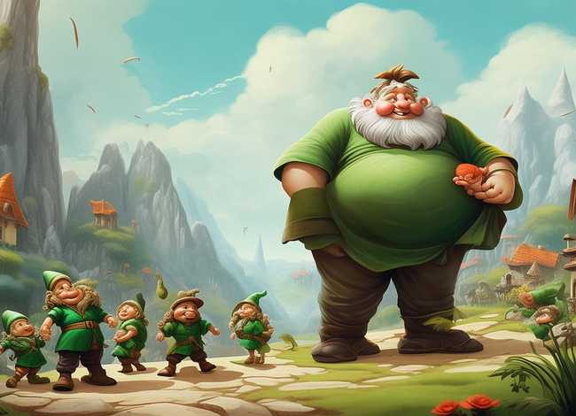 儿童故事巨人国里的小矮人、巨人与小人国的故事