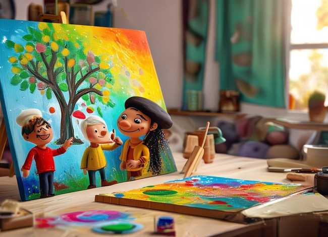 亲子绘画故事简笔画；亲子绘画故事简笔画怎么画