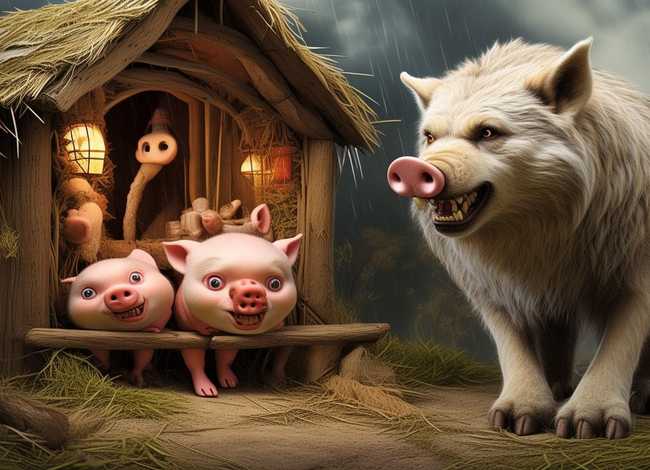 三只小猪的简单故事 三只小猪的简单故事50字