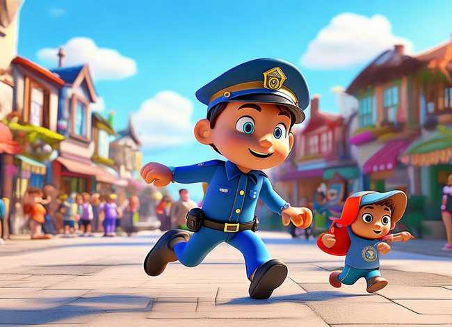 警察抓小偷的儿童故事 - 警察抓小偷的幼儿故事