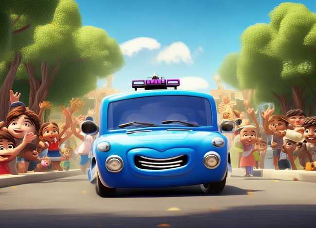 警车的儿童故事文字版 幼儿警车的故事