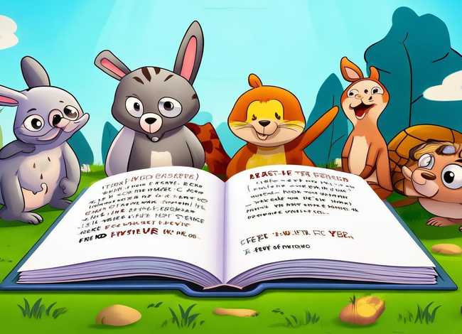 寓言故事英语连环画、寓言故事英语连环画,简单