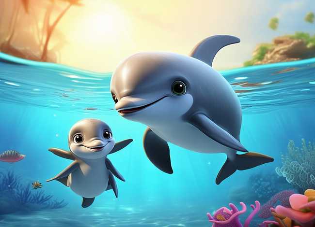 海豚0-4岁故事书；海豚绘本故事内容