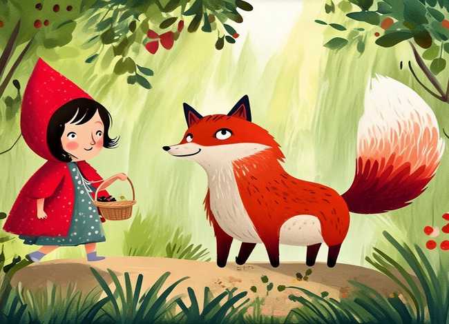 小红帽的故事幼儿版 小红帽的故事幼儿版图片
