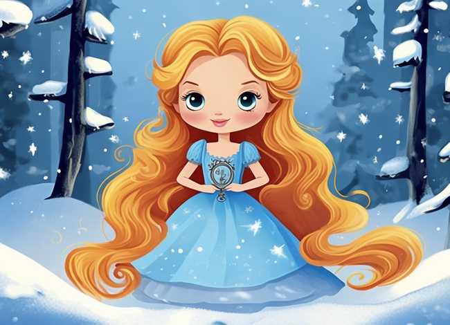 白雪公主儿童画，白雪公主 儿童画