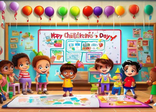 儿童节英语绘本制作 儿童节英语绘本制作图片