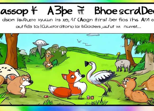 三年级伊索寓言故事绘画；三年级伊索寓言故事绘画图片