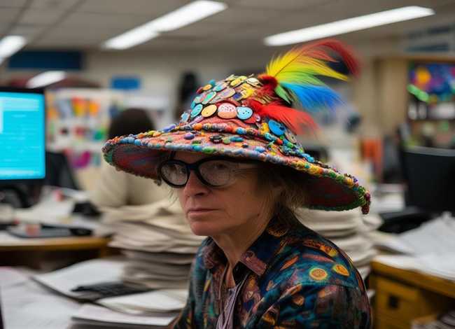 编辑部的故事图 编辑部的故事图片戴的帽子