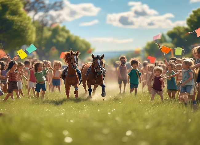 赛马的儿童故事，小学课本赛马的故事