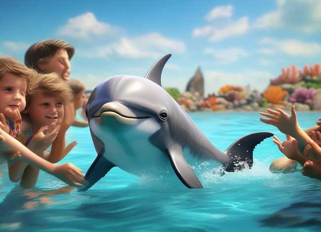 海豚的故事幼儿 - 海豚的故事幼儿故事