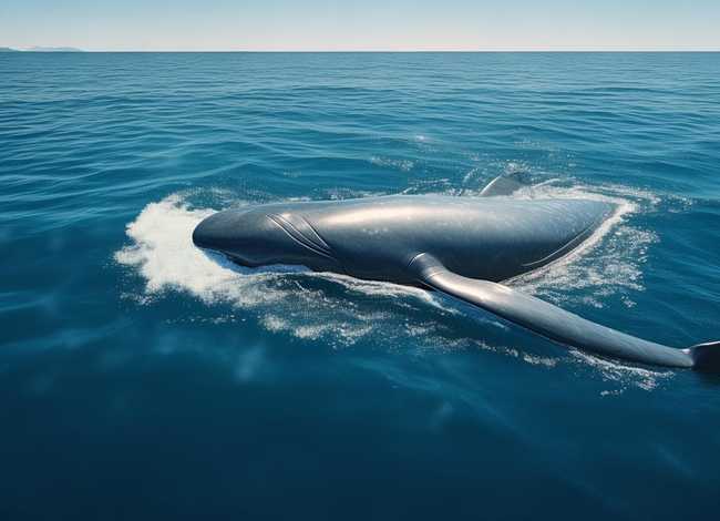 鲸在海里游泳，鲸在海里游泳英语