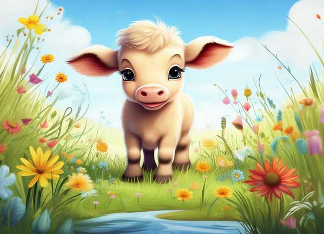 关于小牛的绘本故事;关于小牛的绘本故事图片 关于小牛的绘本故事;关于小牛的绘本故事图片