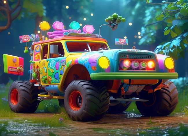 儿童故事怪兽救援车，怪兽车救援队故事