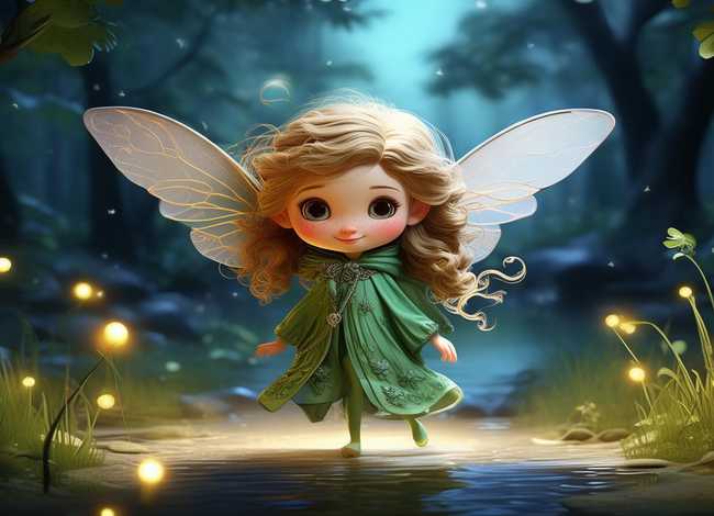 儿童故事睡前故事3-6岁小精灵、睡前小故事小精灵