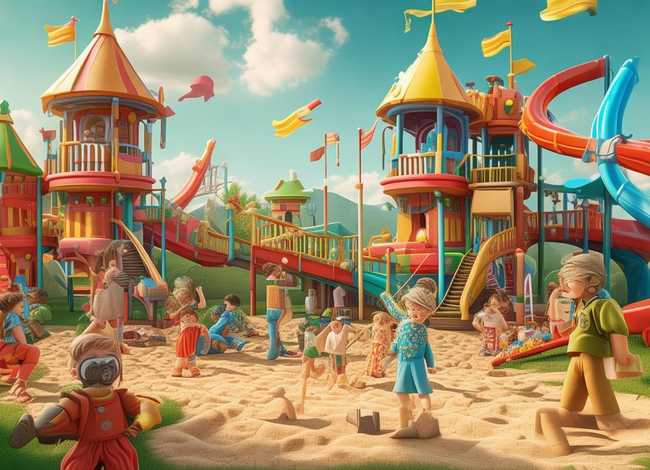 儿童故事游乐园 幼儿园游乐场的故事