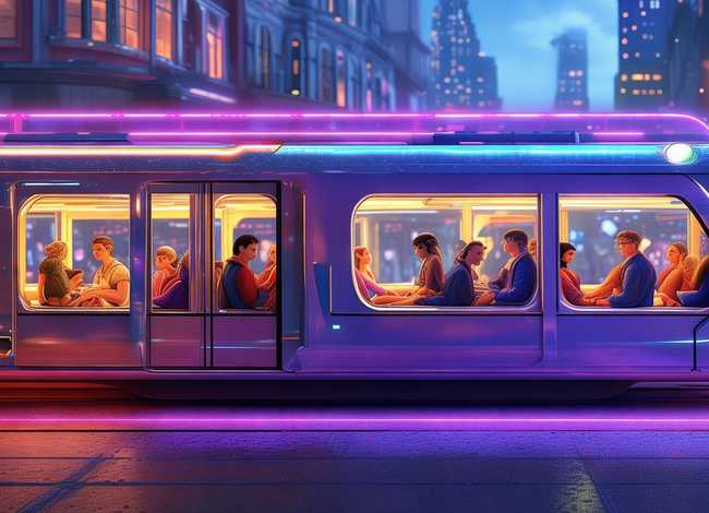 电车故事；电动车上的故事动漫