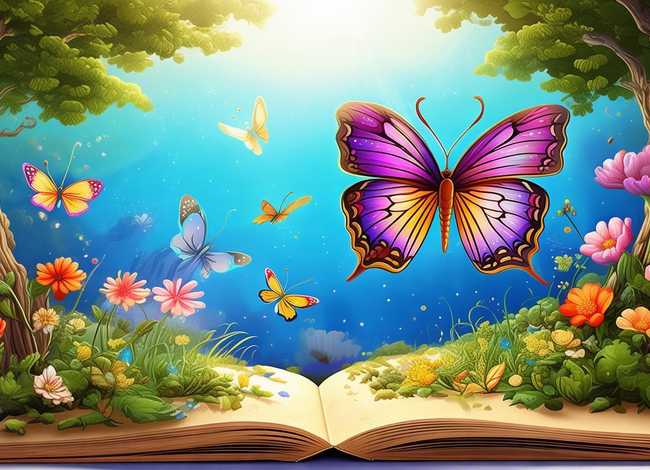 蝴蝶故事绘本（蝴蝶故事绘本图片）