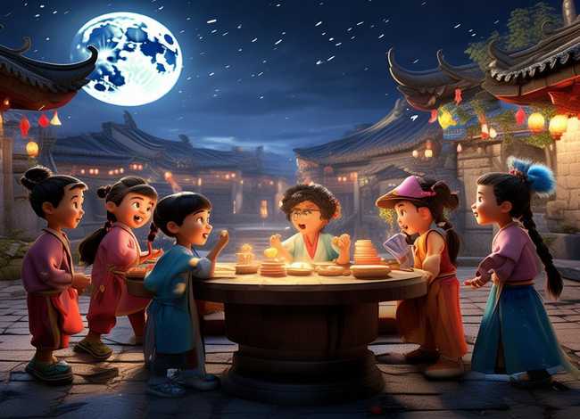 儿童中秋节古诗（中秋节少儿古诗）