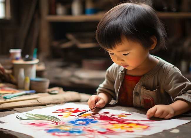 儿童齐白石励志故事；齐白石励志故事 素材