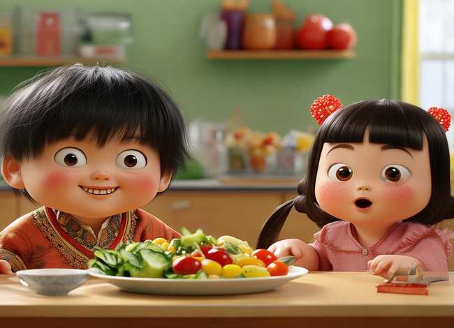 儿童故事挑食的小哪吒、幼儿故事挑食的小姑娘