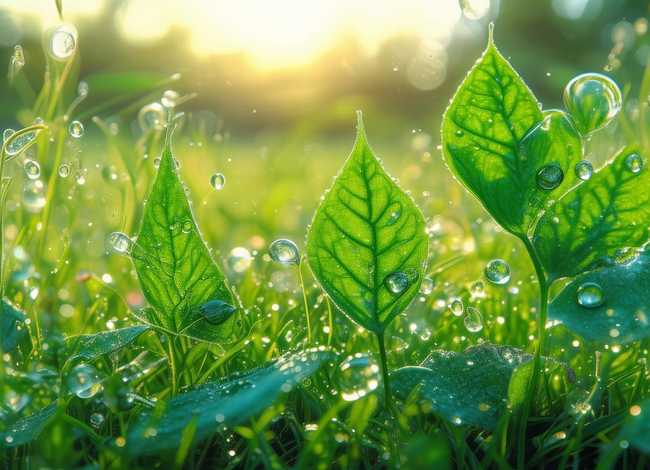 儿童露珠的故事（露珠的儿童画）