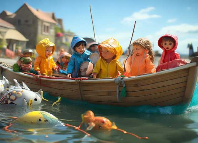 打渔的故事儿童版、关于打渔的故事