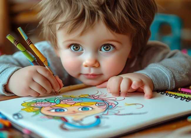 小孩画女友趣事 小孩画女友趣事图片