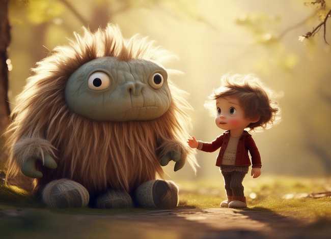 儿童故事怪兽也温柔（怪兽也温柔绘本）