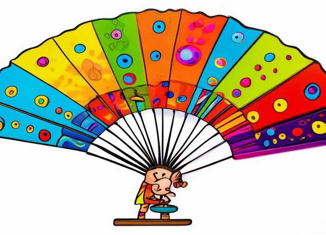 儿童扇子画简单 儿童扇子画简单卡通