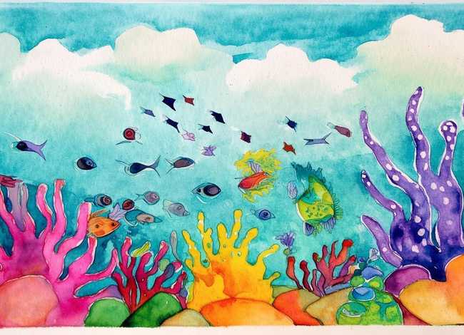 儿童画水粉作品；儿童水粉画一等奖作品