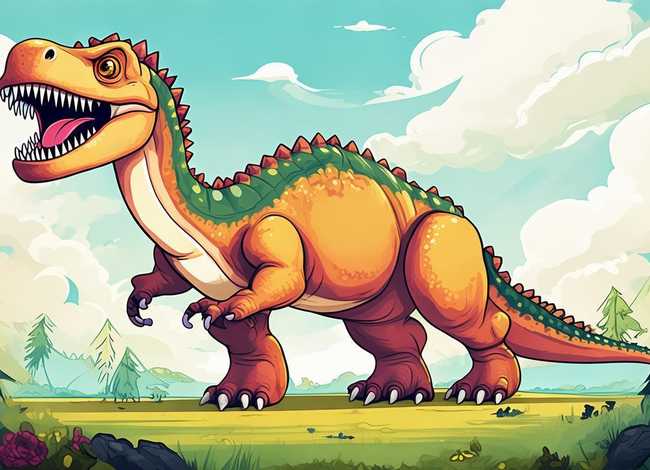 儿童绘本故事《霸王龙》、霸王龙幼儿绘本故事