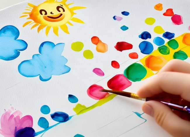 儿童水彩笔故事 - 水彩笔儿童画简单