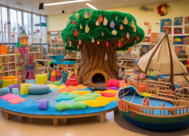 儿童故事场景道具，幼儿园故事场景教具